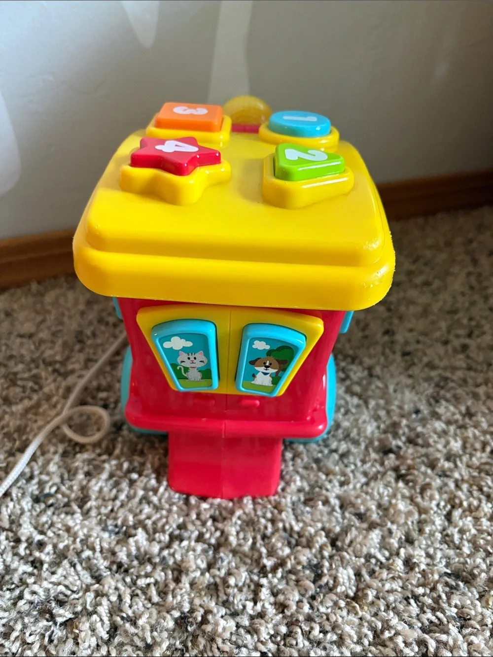 Fisher-Price Red & Yellow Pull-Along Number Train